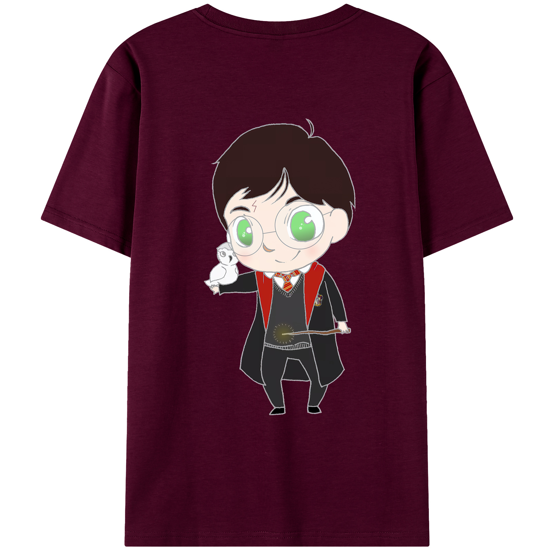 （画像用） Harry Potter ハリー・ポッターシリーズ レディース半袖Tシャツ(バックプリント)